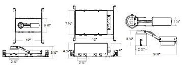 2in 9W LED Downlight - New Work - IC & Non-IC Rated