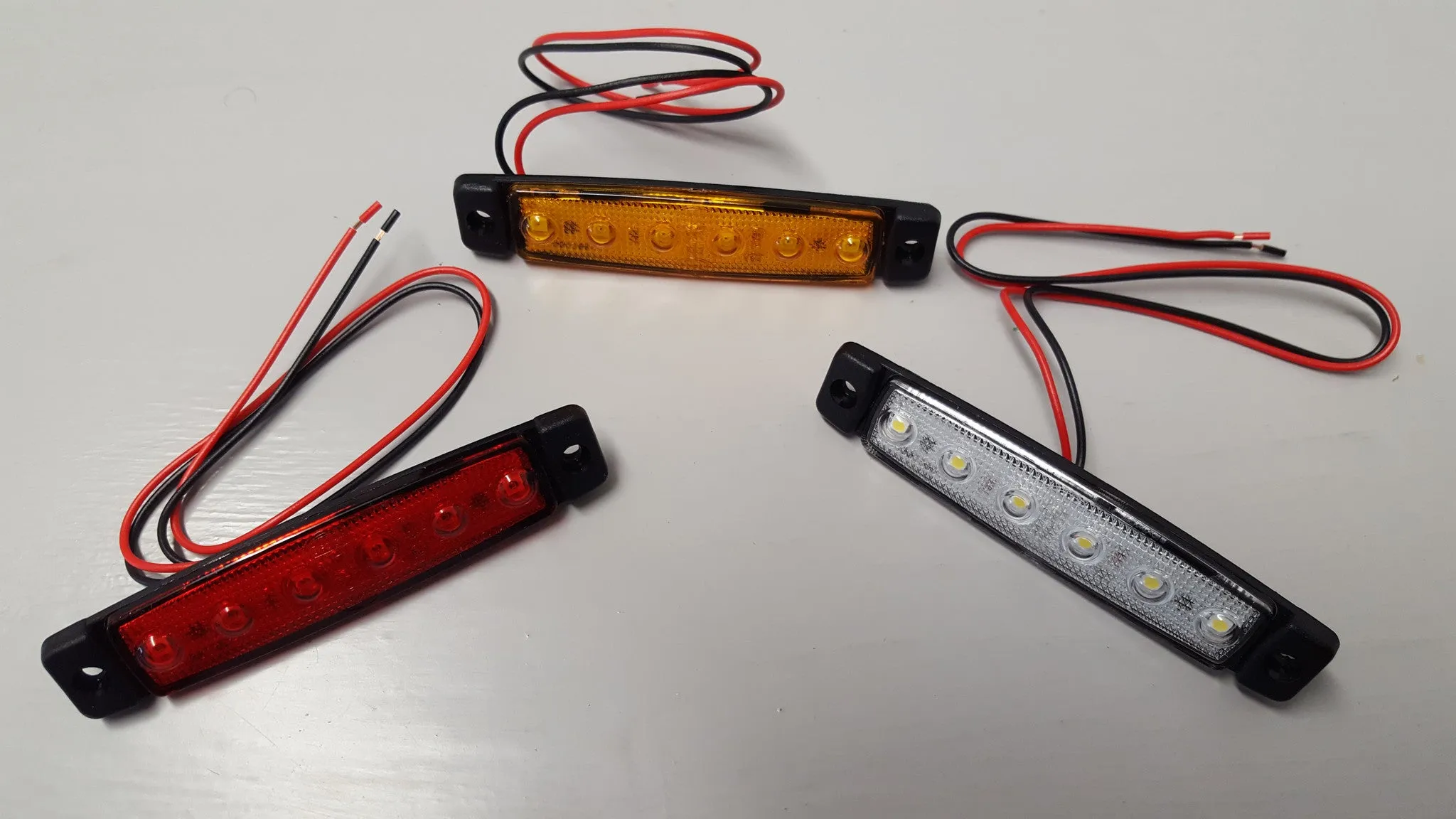 Amber Slimline LED Marker Lamp for Trucks