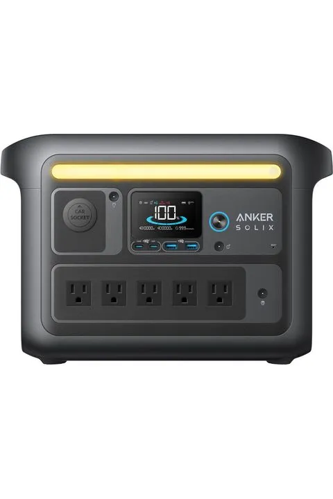 Anker SOLIX C800X Portable Power Station - With Anker 100W Solar Panel