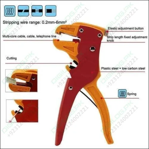 Automatic Insulated Cable Wire Stripper Remover Cutter Pliers