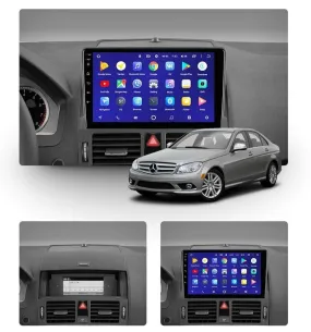 Car Dealz 10.2" Android 10.0 Mercedes Benz C Class 3 W204 S204 2006 - 2011 In Dash Plus OEM Fascia