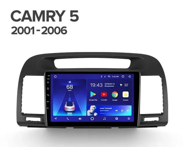 Car Dealz 10.2" Android 10.0 Toyota Camry 5 2001-2006 In Dash Plus OEM Fascia