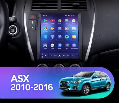 Car Dealz 11" Android 12.0 Mitsubishi ASX 1 Tesla Style 2010 - 2016 In Dash Plus OEM Fascia