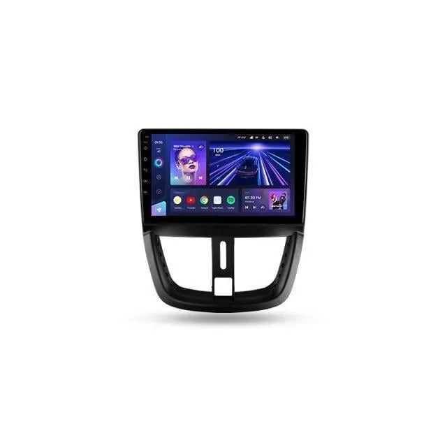 Car Dealz Elite 4G Data Model 10.2" Android 12.0 For Peugeot 207 2006 - 2015 In Dash Plus OEM Fascia