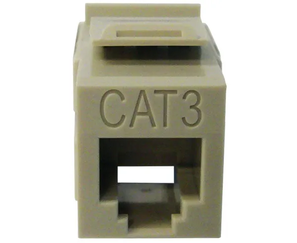 CAT3 Keystone Jack, MIG  High Density RJ11 Phone Jack