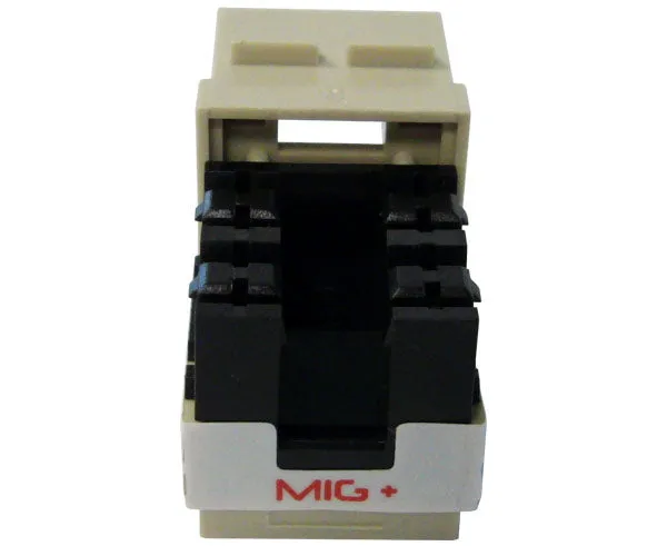 CAT3 Keystone Jack, MIG  High Density RJ11 Phone Jack