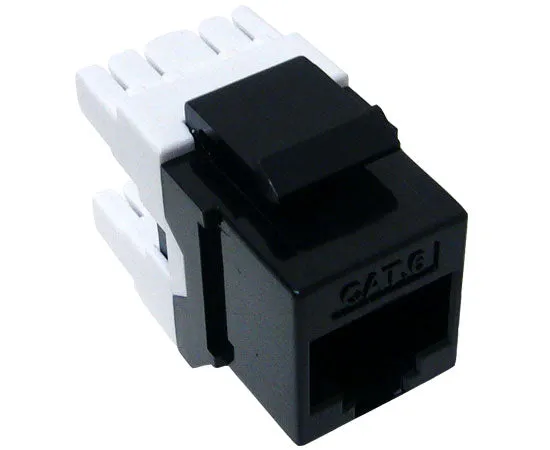 CAT6 MIG  RJ45 Keystone Jack, Unshielded, Component Rated, High Density