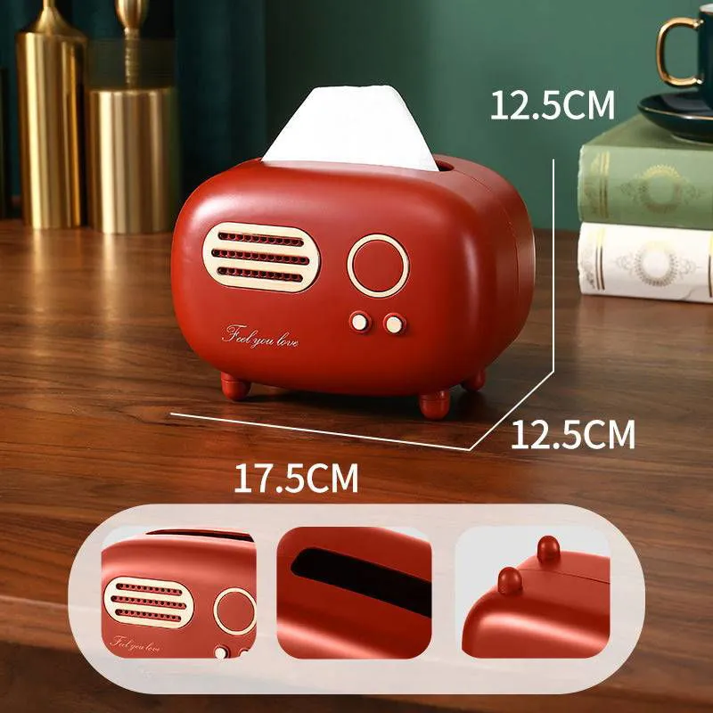 Cuty Radio Tissue Box Holder, for Home Decoration