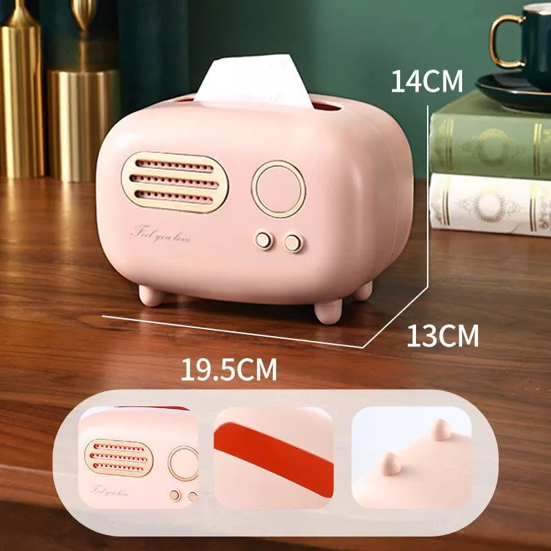 Cuty Radio Tissue Box Holder, for Home Decoration