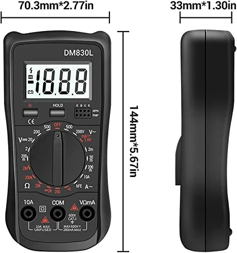 Digital Multimeter DM830L