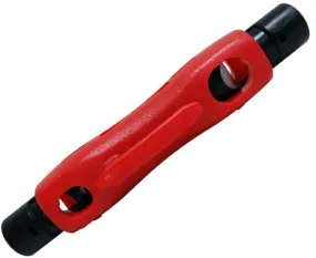 Double Ended Coaxial Cable Stripper for RG6, RG59, RG7, and RG11 Cable