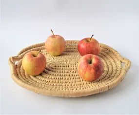 Egyptian woven fruit tray, Panier Africain