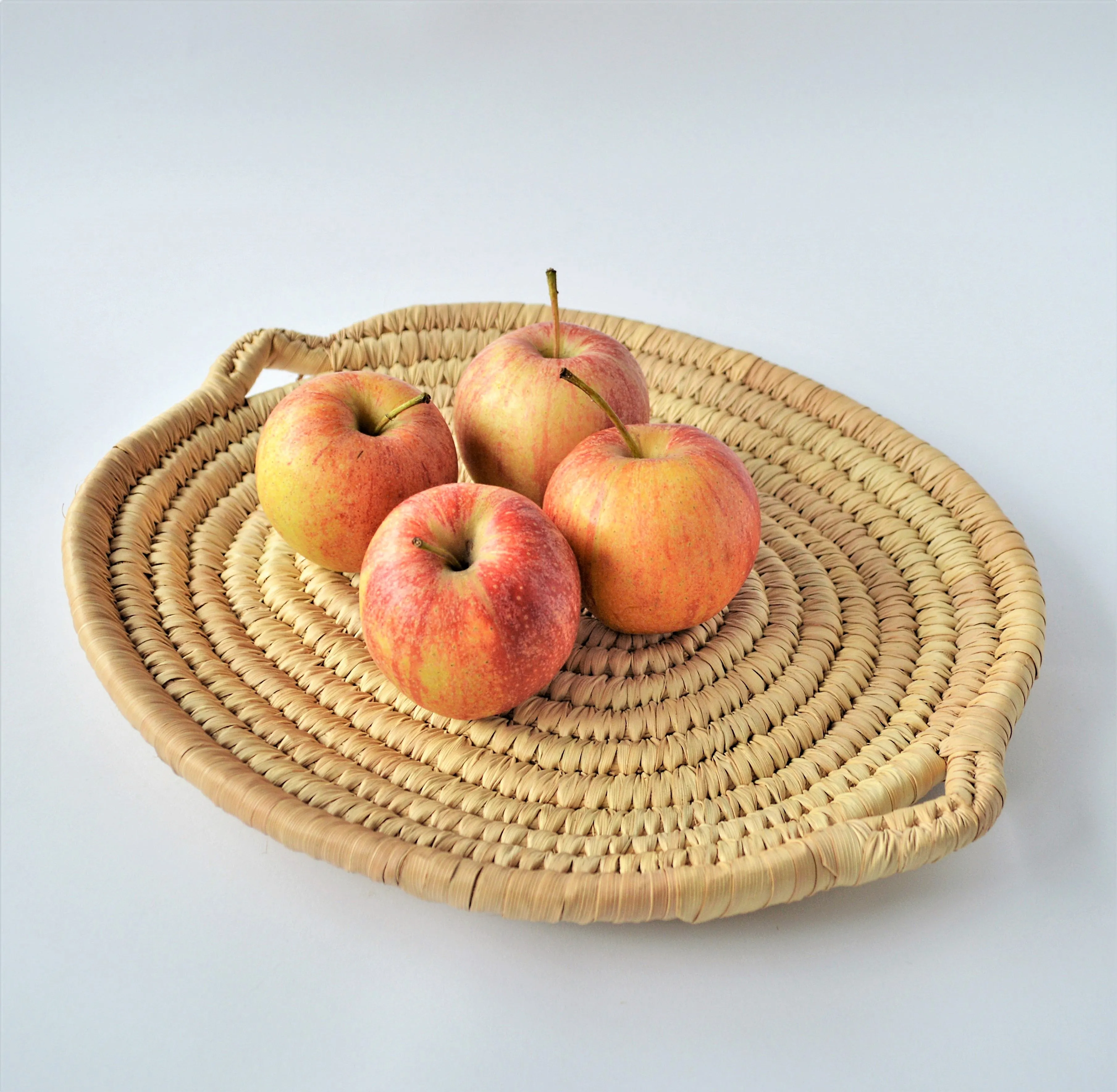 Egyptian woven fruit tray, Panier Africain