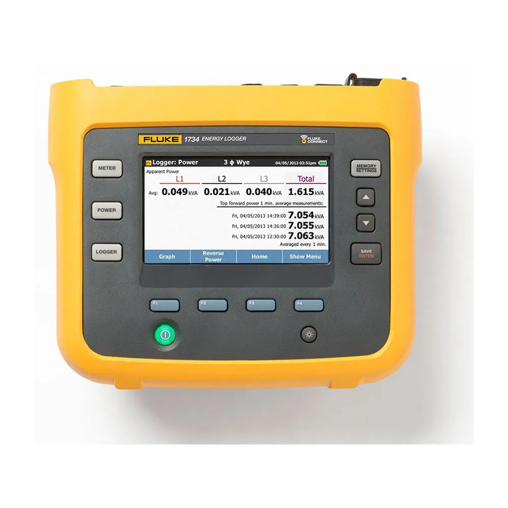 Fluke 1734/B 3 Phase Electrical Energy Logger WiFi/Bluetooth