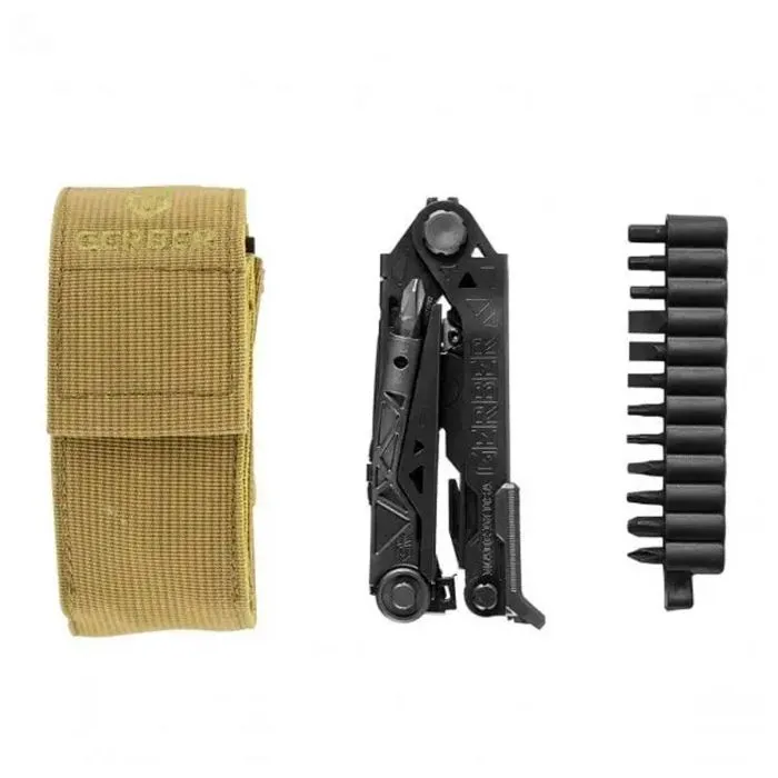 Gerber Centre-Drive Multi-Tool (Black w/ MOLLE Sheath   Bit Set)