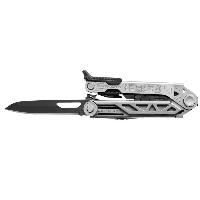 Gerber Centre-Drive Multi-Tool (Stainless Steel/Black w/ Nylon Sheath   Bit Set) (Customised)