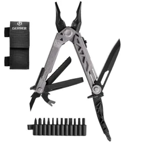 Gerber Centre-Drive Multi-Tool (Stainless Steel/Black w/ Nylon Sheath   Bit Set) (Customised)