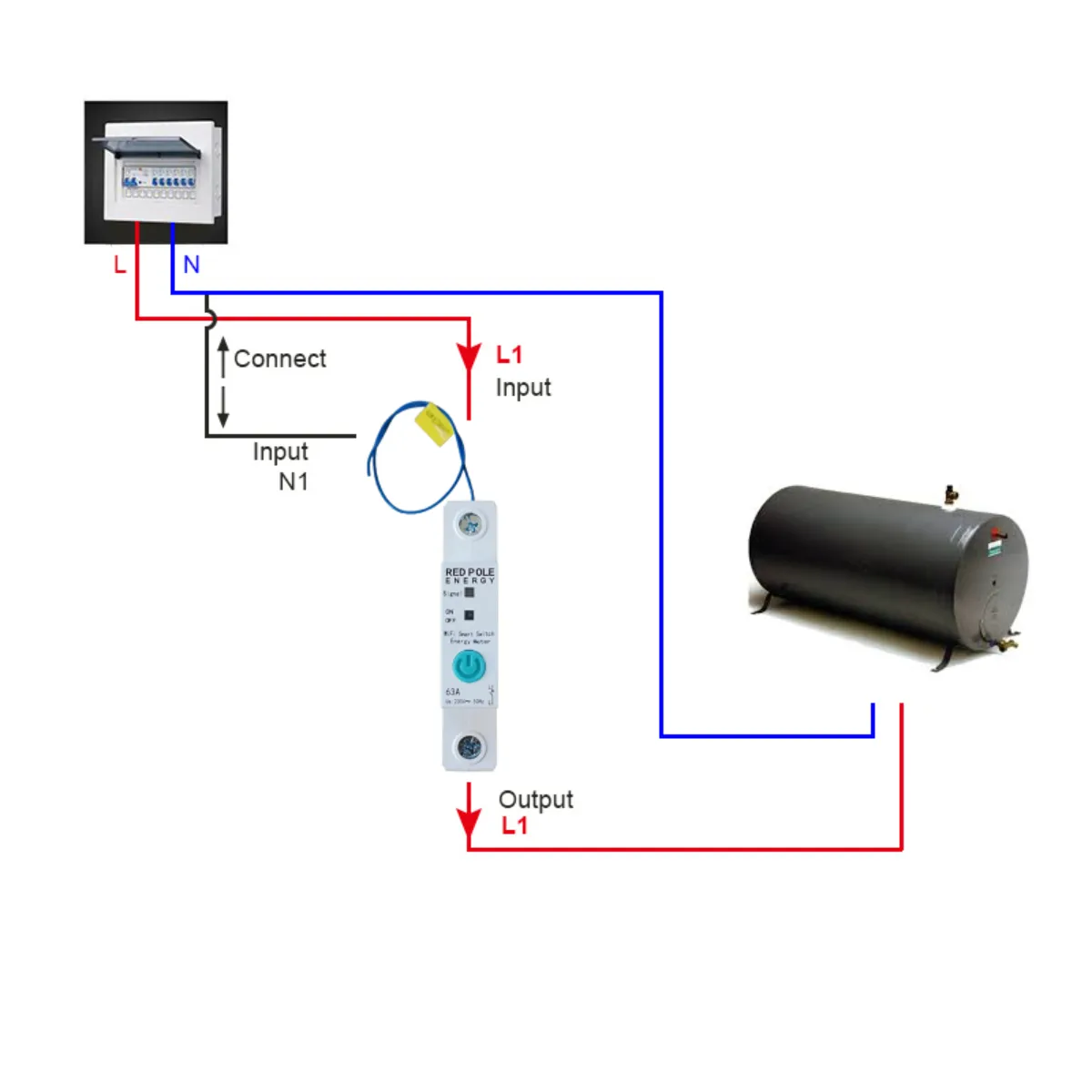 Geyser Smart Wi-Fi Switch & Energy Consumption Monitor