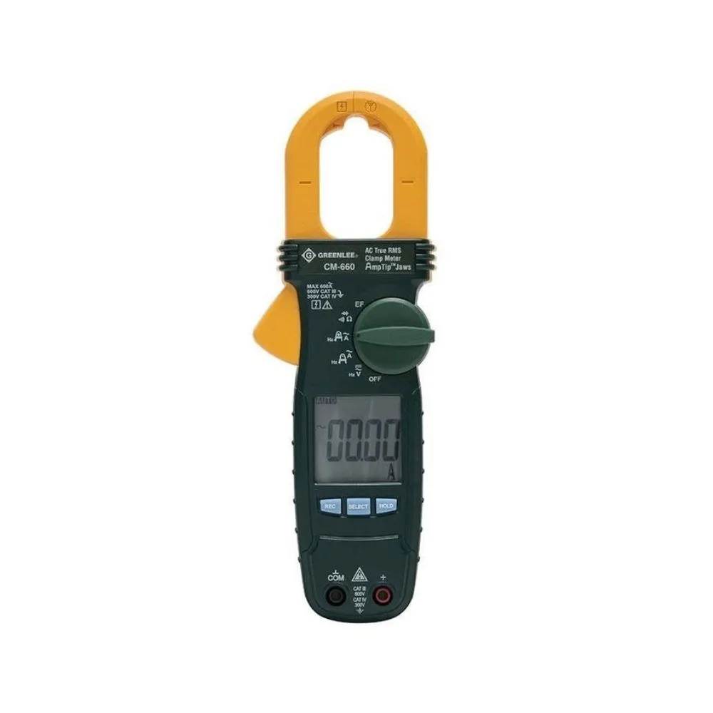 Greenlee CM-660 600 Amp AC True RMS Clamp Meter