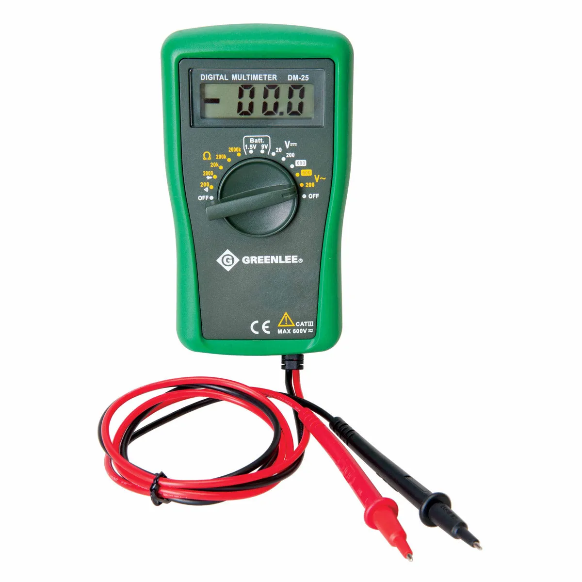 Greenlee DM-25 Manual Ranging Multimeter