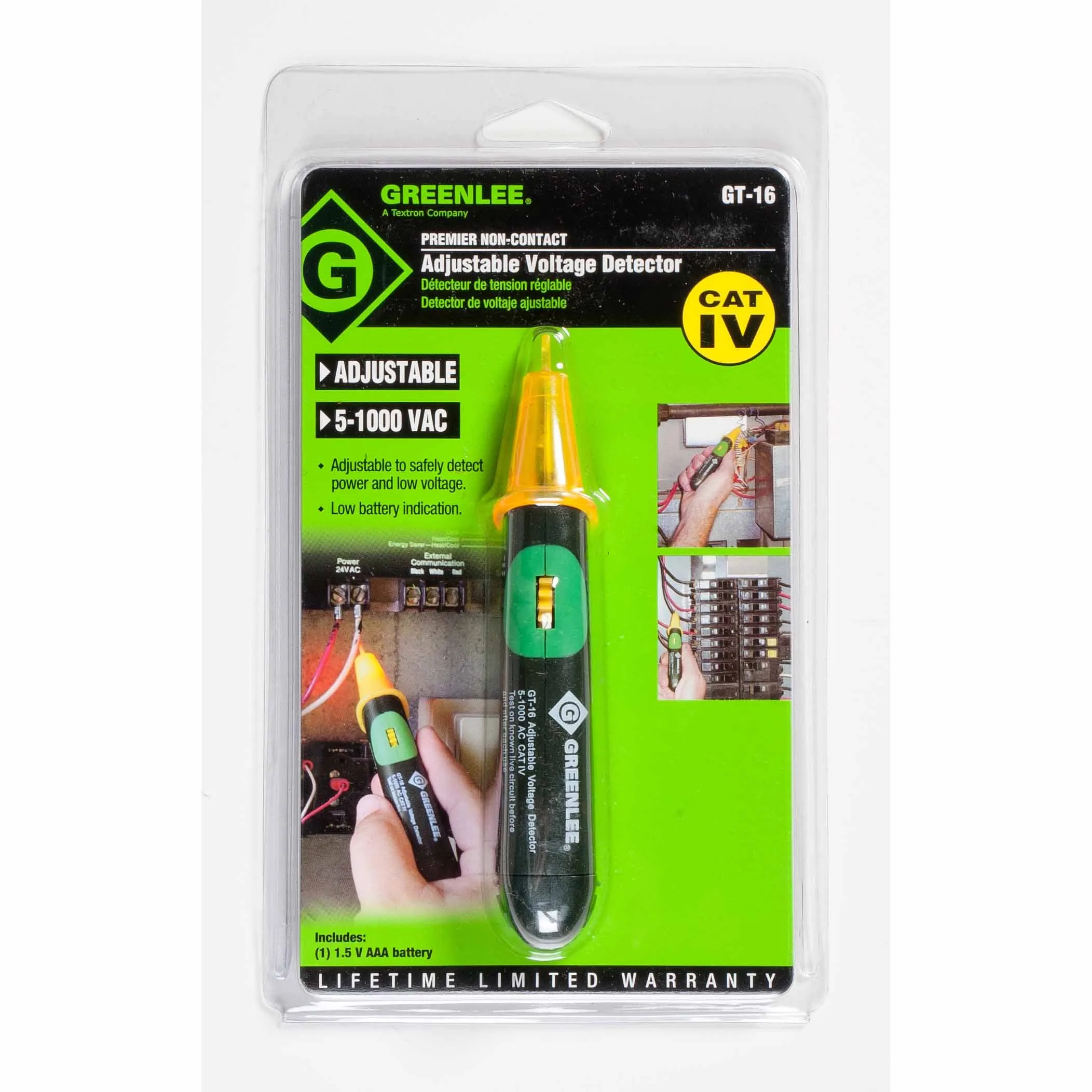 Greenlee GT-16 Adjustable Non-Contact Voltage Detector