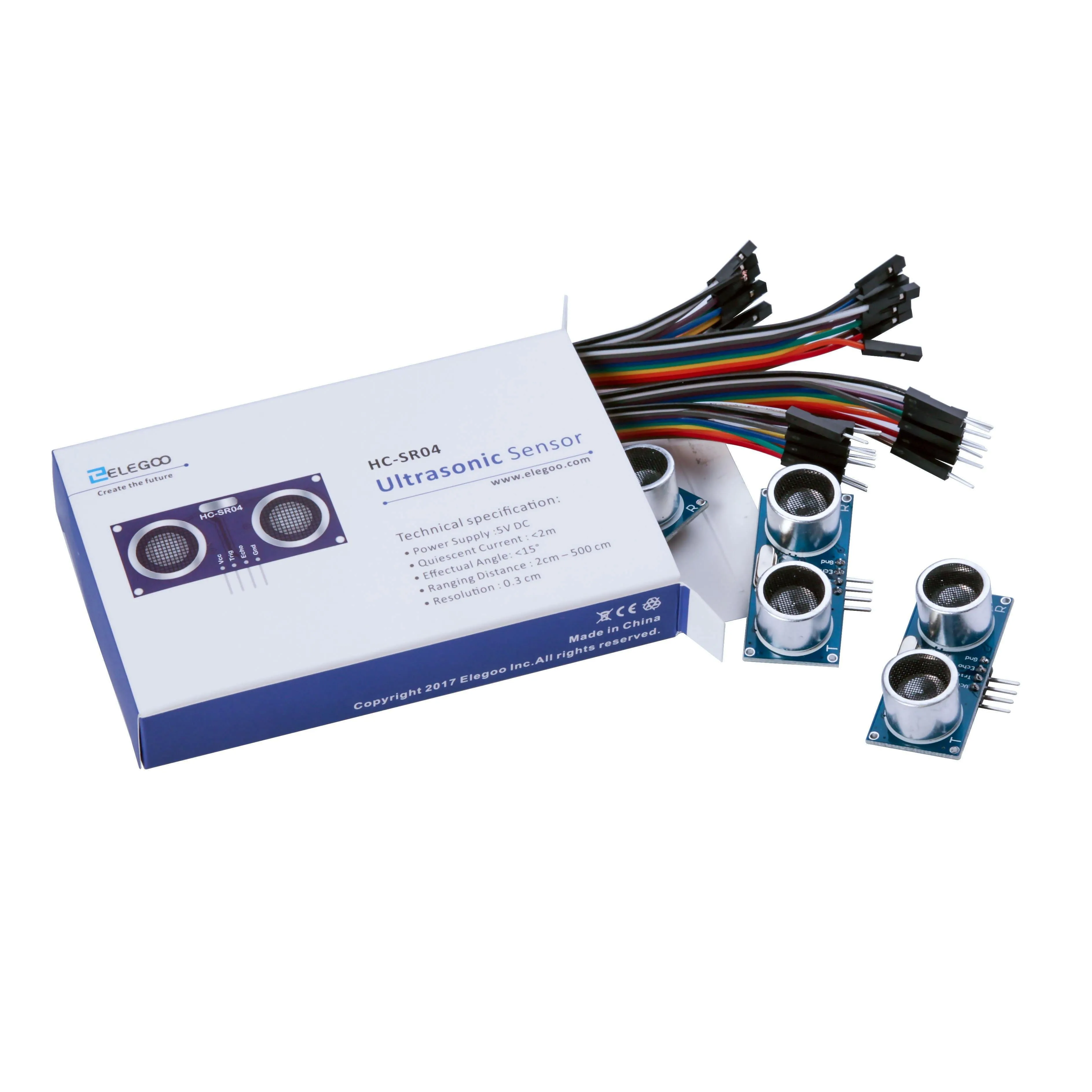 HC-SR04 Ultrasonic Sensor Module (5 Sets)