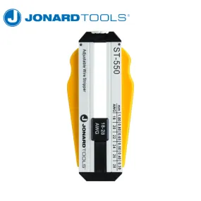 Jonard Tools - Adjustable Wire Stripper, 18-28 AWG