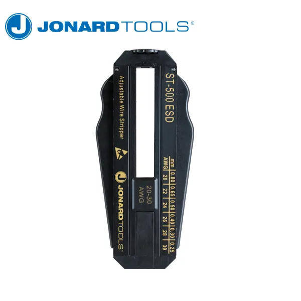 Jonard Tools - Adjustable Wire Stripper - 20-30 AWG - ESD Safe