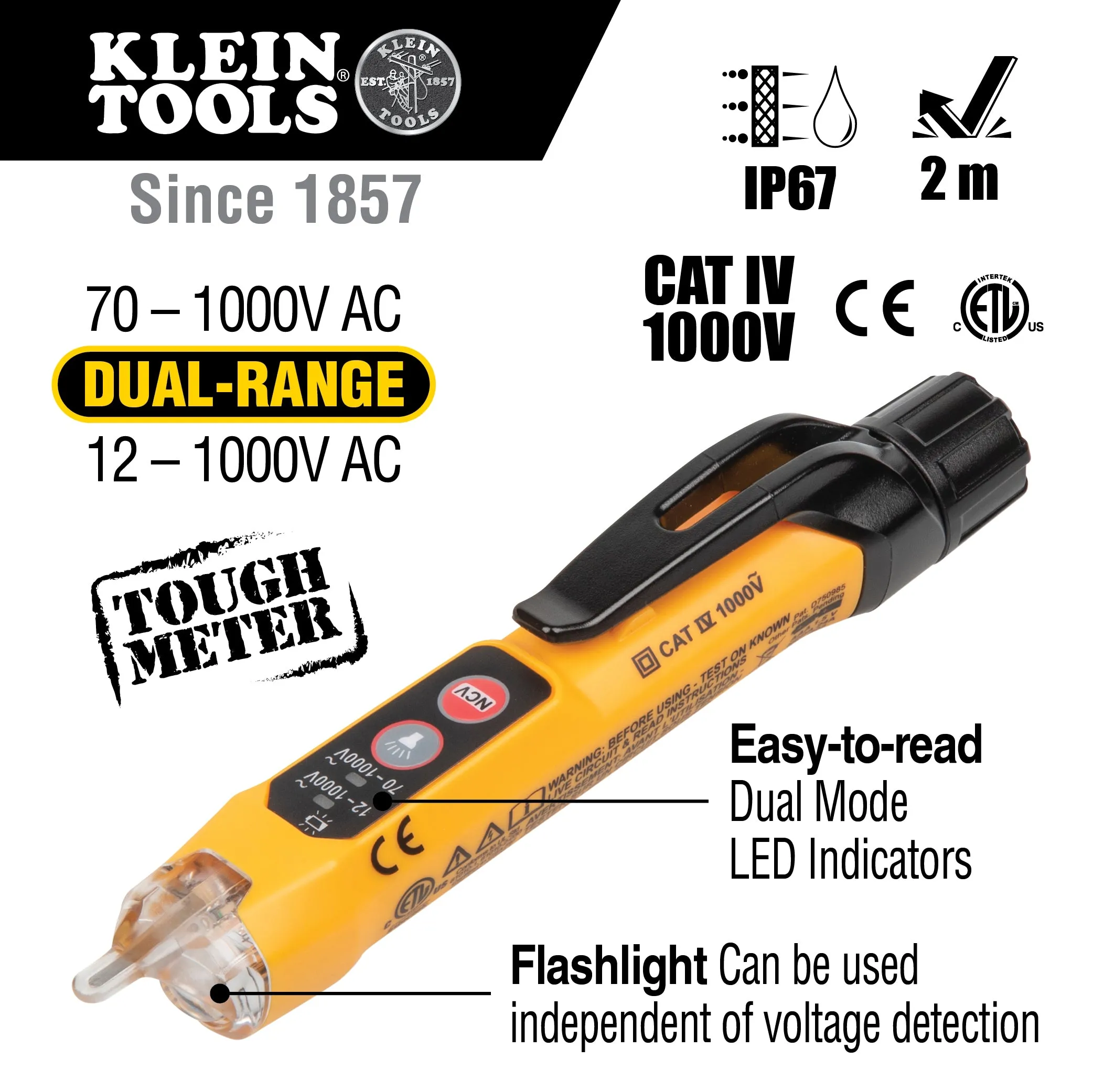 Klein NCVT-3P NCVT-3P Non-Contact Voltage Tester