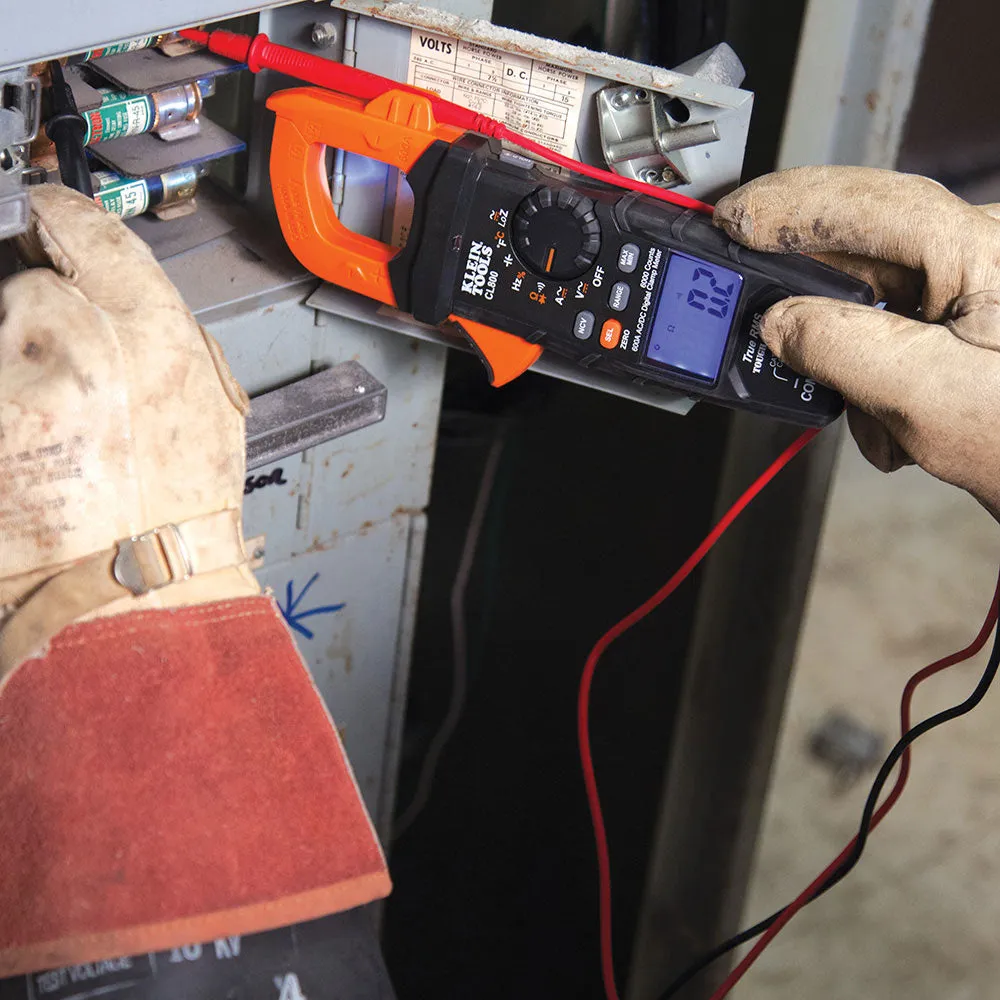 Klein Tools CL800 Digital Clamp Meter AC/DC Auto-Ranging