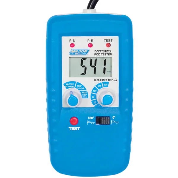 Major Tech MT325 Compact Socket RCD Tester