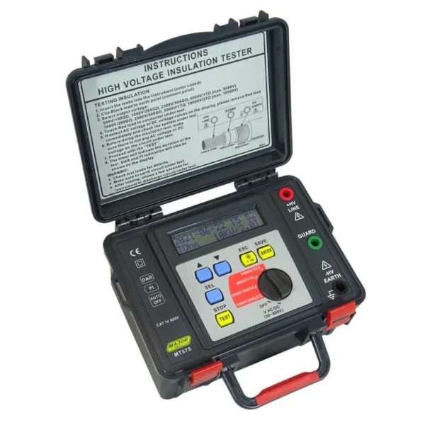 Major Tech MT575 10kV CAT IV 600V High Voltage Insulation Tester