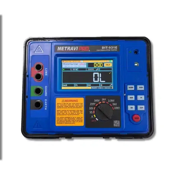 Metravi PRO DIT-931E 10kV High Voltage Digital Insulation Tester