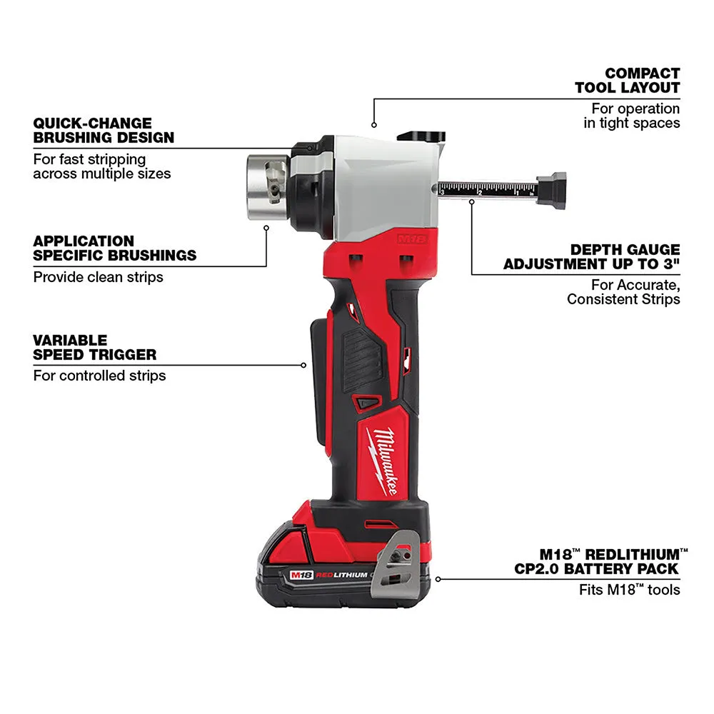 Milwaukee 2935AL-21 M18 Cable Stripper Kit for Al THHN / XHHW