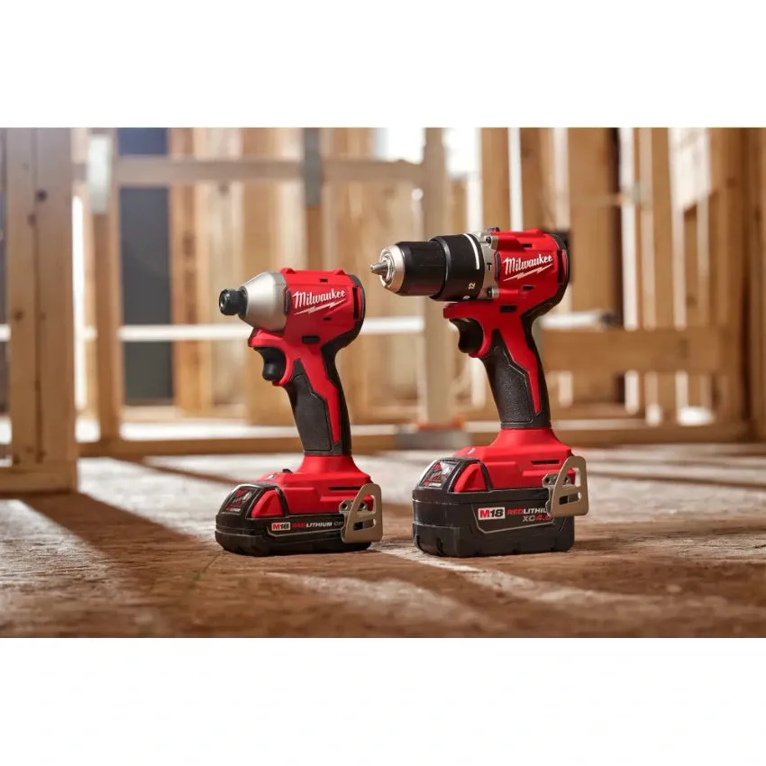 Milwaukee 3693-22CX M18 Compact Brushless 2-Tool Combo Kit   Free Item