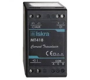 MT418 SUNAA, Programmable AC Current Transducer, Single Phase, 50/60Hz 12A AC input, 20-300VDC or 48-276VAC Aux Supply, Fully Programmable 0-10V or 4-20mA output, Standard Verison