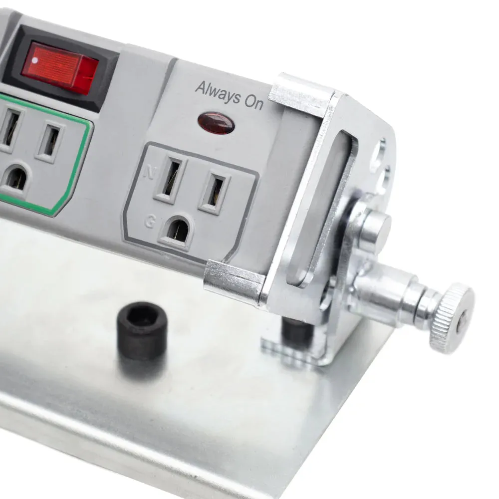 Multi-outlet Strip w/ Magnetic Mounting Plate