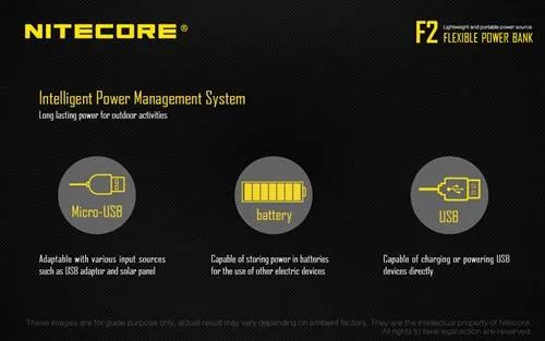 Nitecore F2 Flex Dual-Slot Outdoor Charger