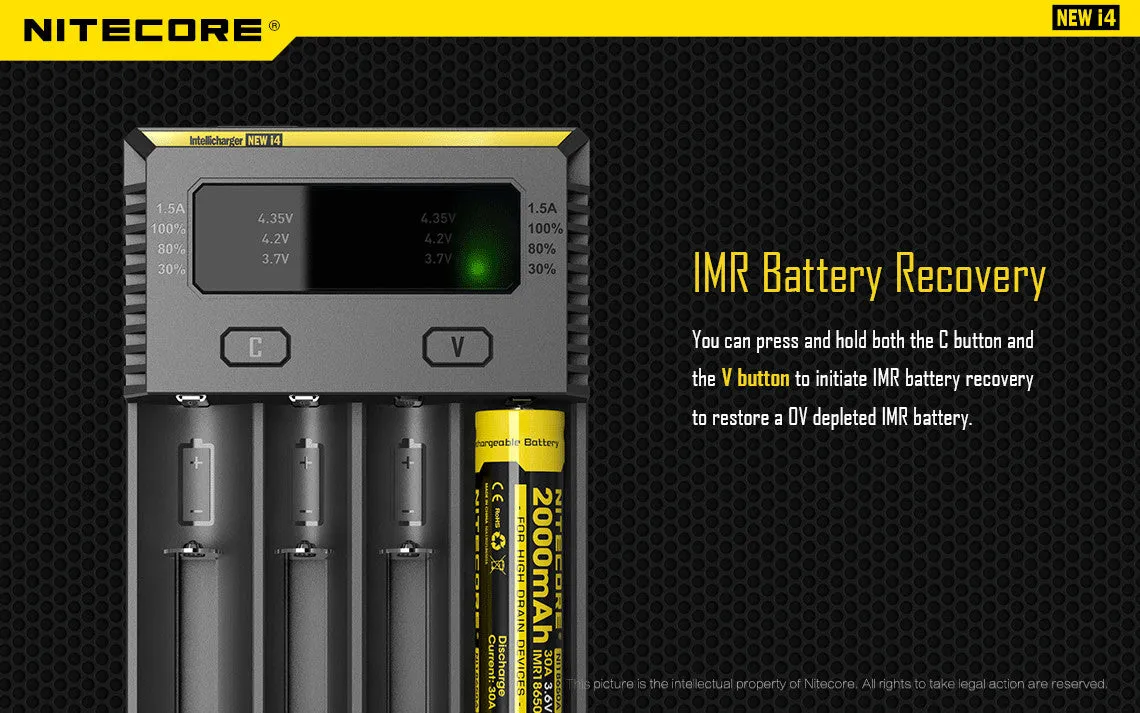 Nitecore NEW i4 Intellicharger - 2016 Version