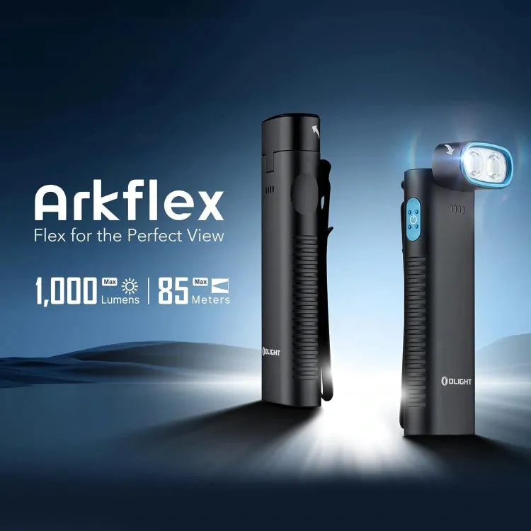 OLIGHT ARKFLEXBK Arkflex Adjustable Right Angle Flashlight - Black