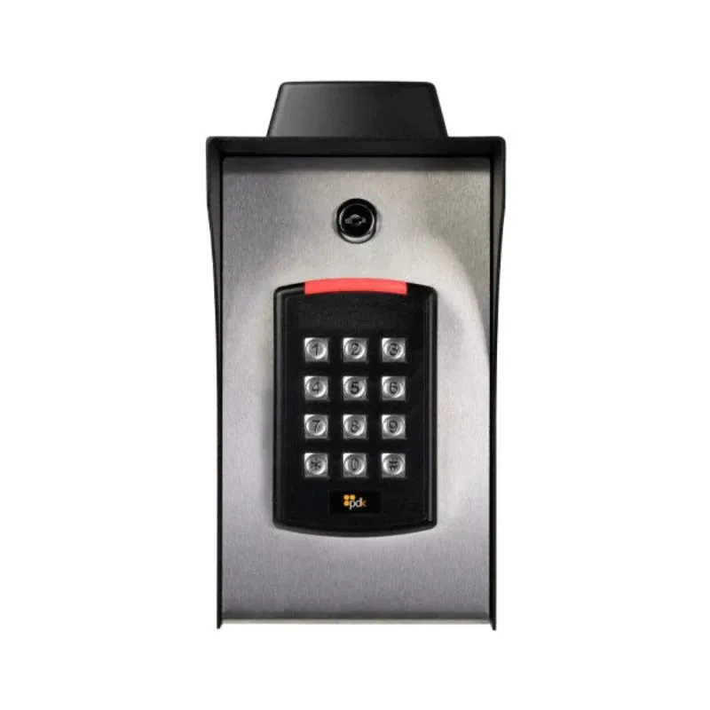 PDK-RPW: Red Pedestal Outdoor Wi-Fi Access Control Panel