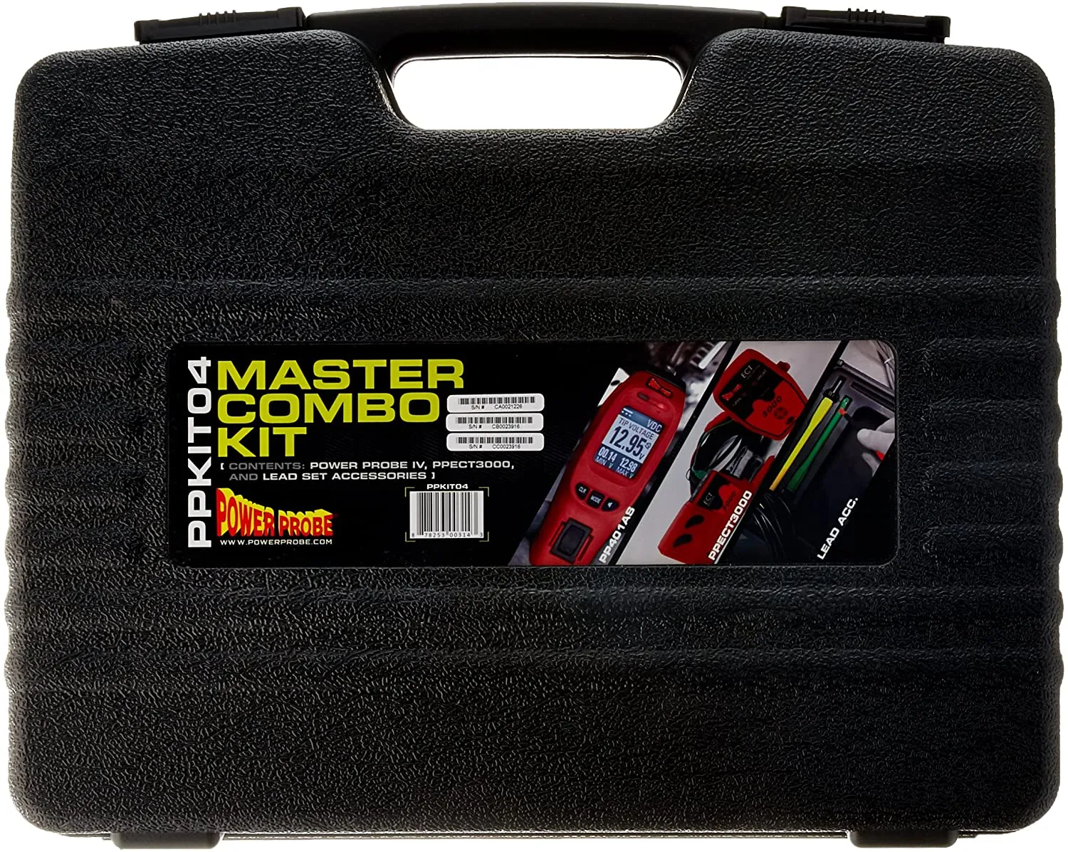 Power Probe 4 Master Combo Kit, Circuit Tester with Carrying Case, PPKIT04