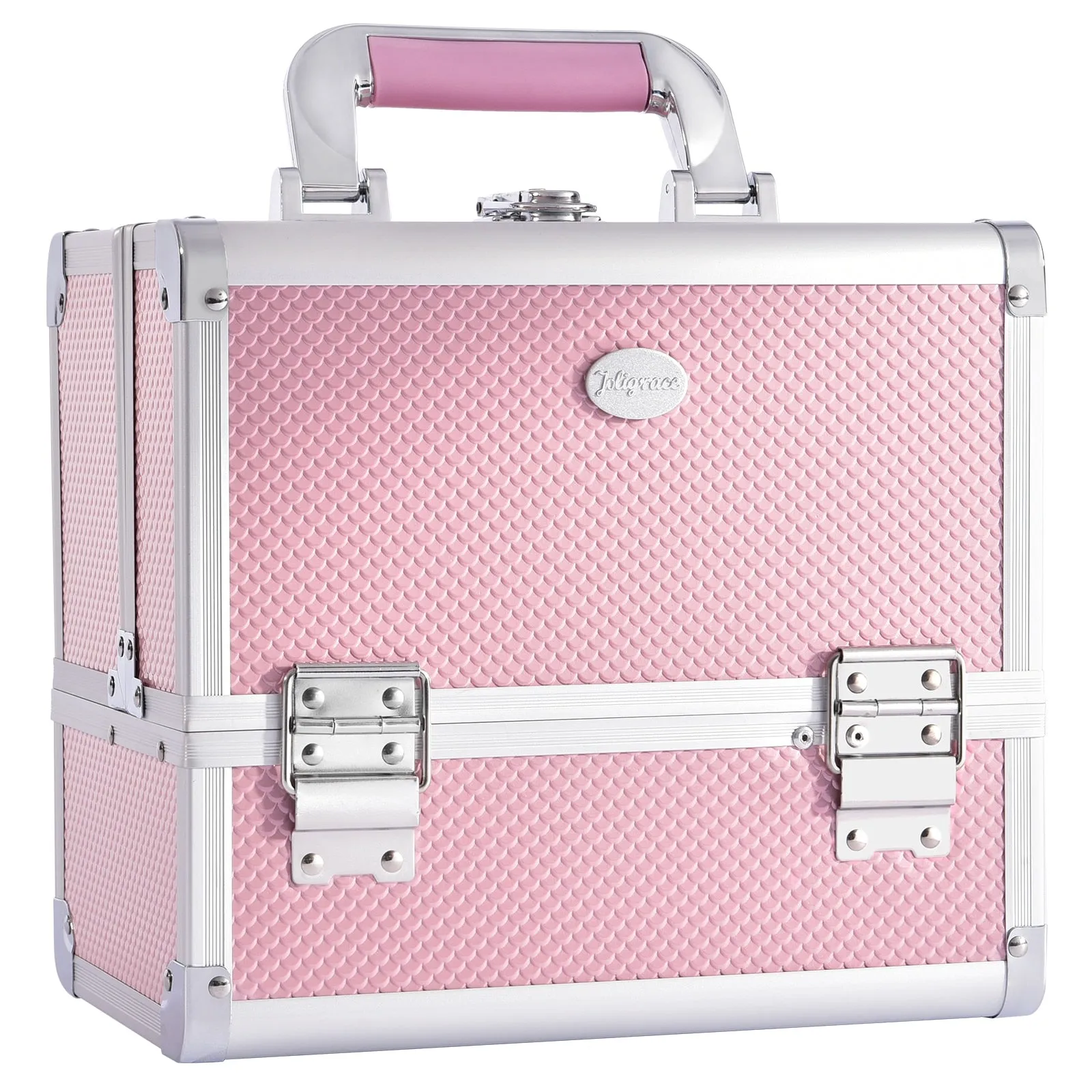 Professional Makeup Suitcase Large Capacity  Brushes Holder