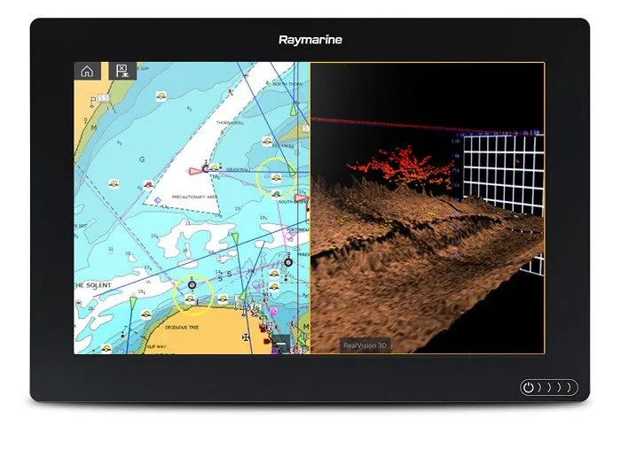 Raymarine Axiom 12RV 12" MFD No Transducer Lighthouse North Amercia Chart