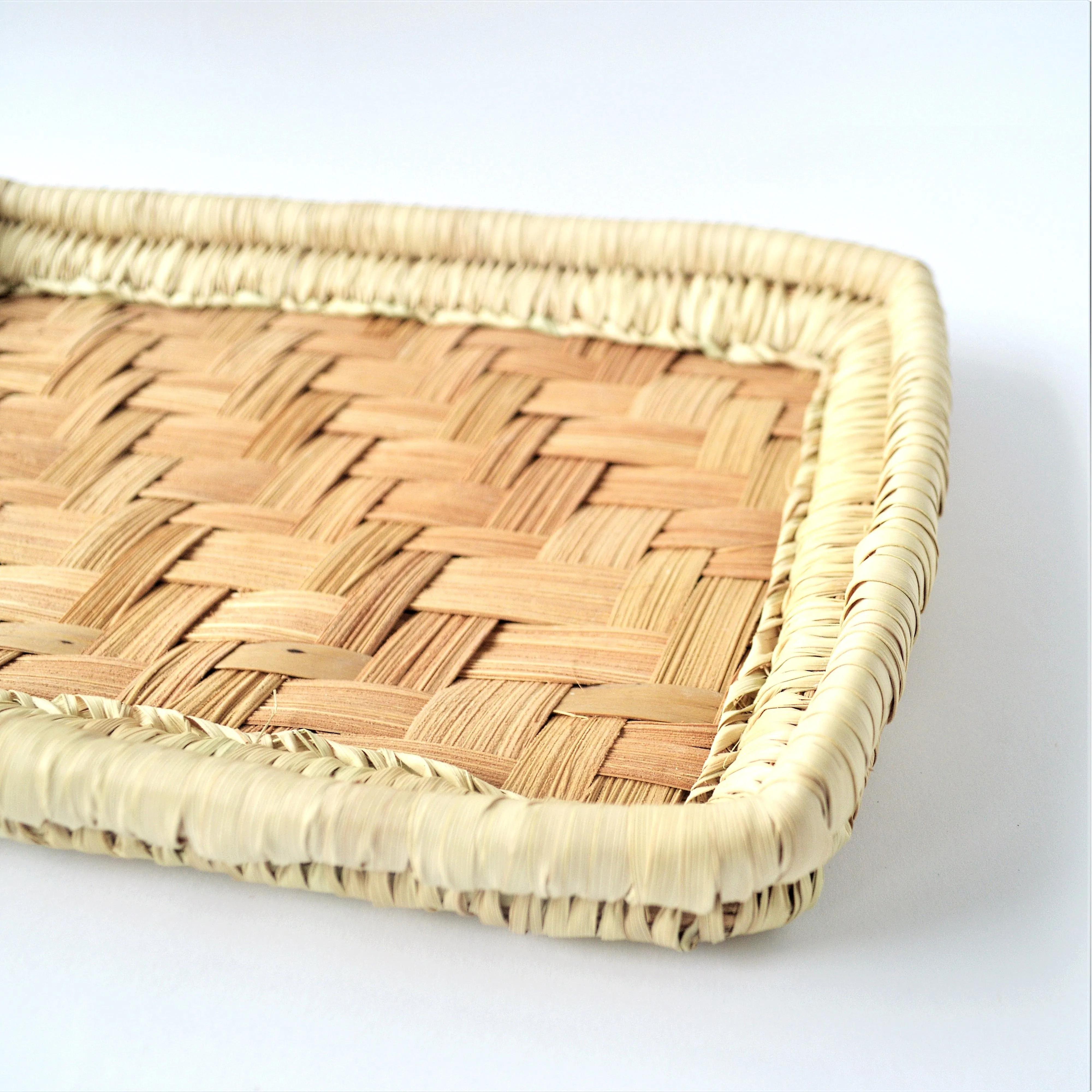 Rectangle Palm leaves hand woven basket