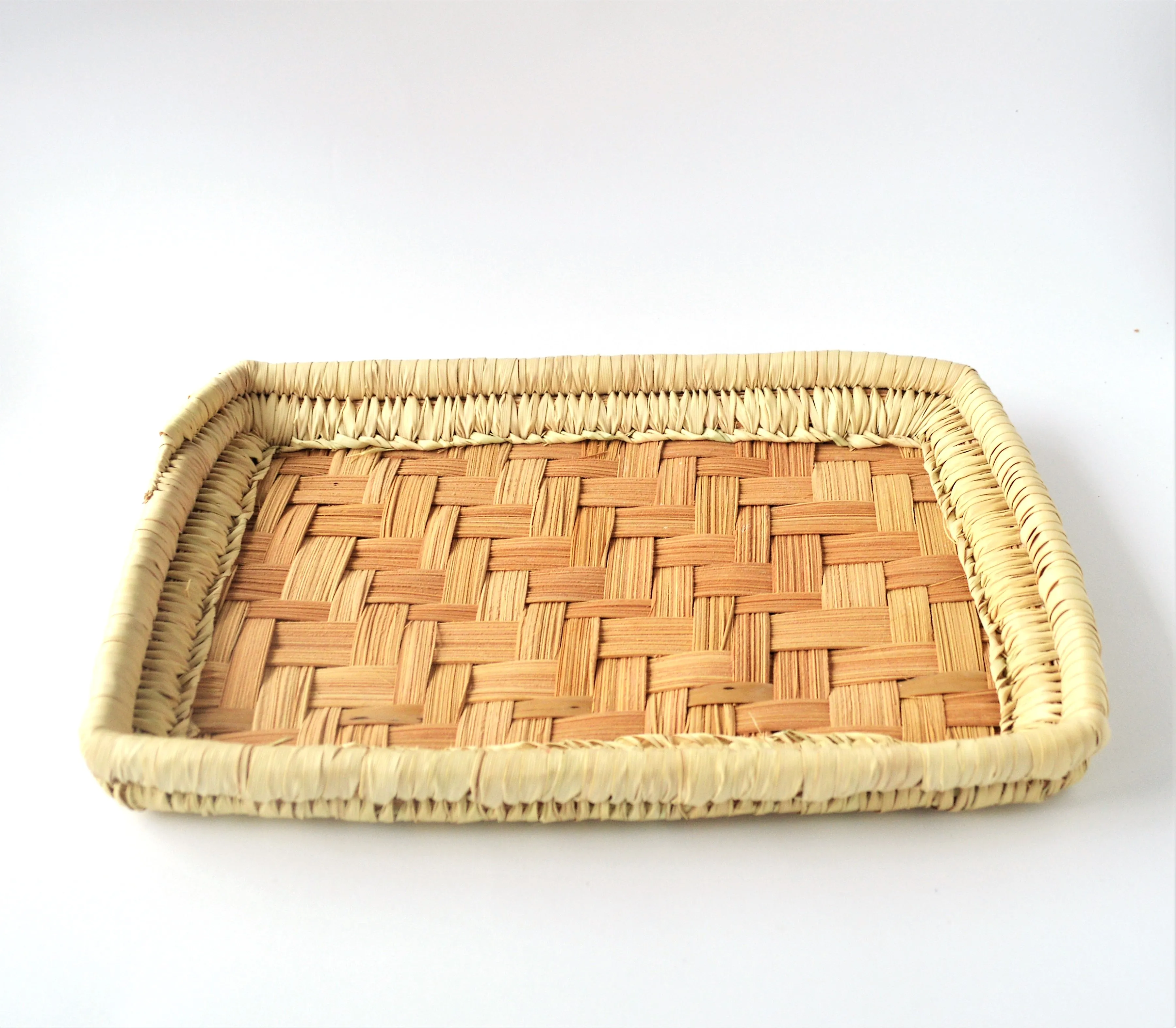 Rectangle Palm leaves hand woven basket