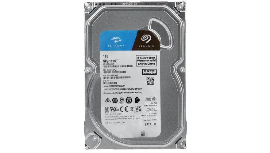 SEAGATE SKYHAWK 1TB SURVEILLANCE HARD DRIVE