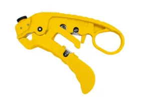 SIMPLY45 S45-S01YL: Adjustable LAN Cable Stripper for Shielded & Unshielded Cat7a/6a/6/5e (Yellow)