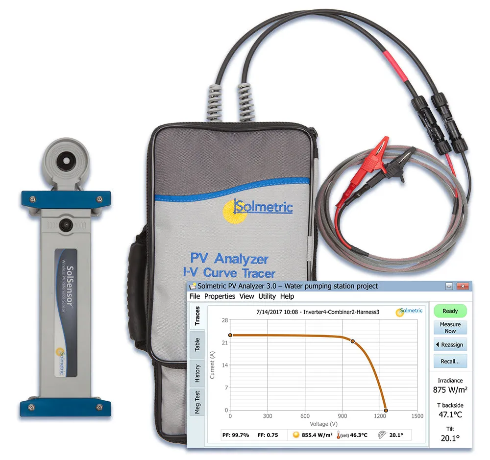 Solmetric PVA-1500T PV Analyzer Kit