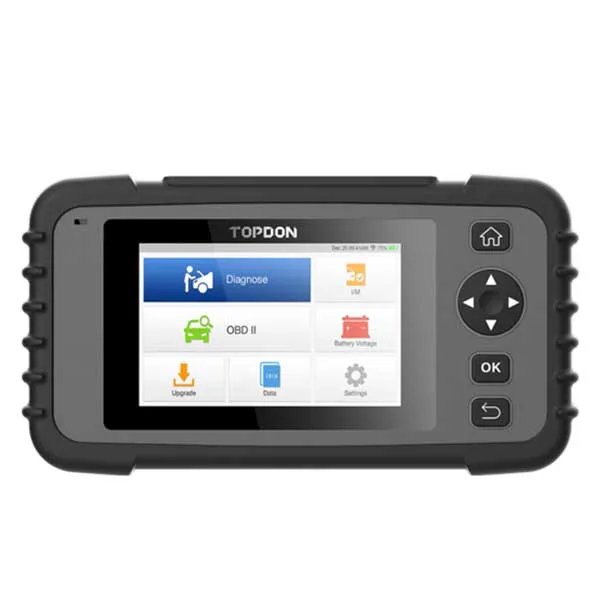 TOPDON - ArtiDiag 500 - OBDII Diagnostic Scan Tool - 18V - 5" LCD - DTC Library Lookup - Live Data Monitoring